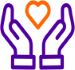 Caring Employee Commitment 2Hands Outline Icon White Bg RGB (1)